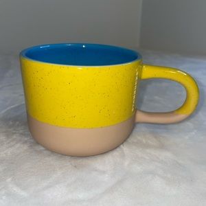 2018 Starbucks 12 Oz. 355ml. Mug Robin Blue/yellow Unique Colors
